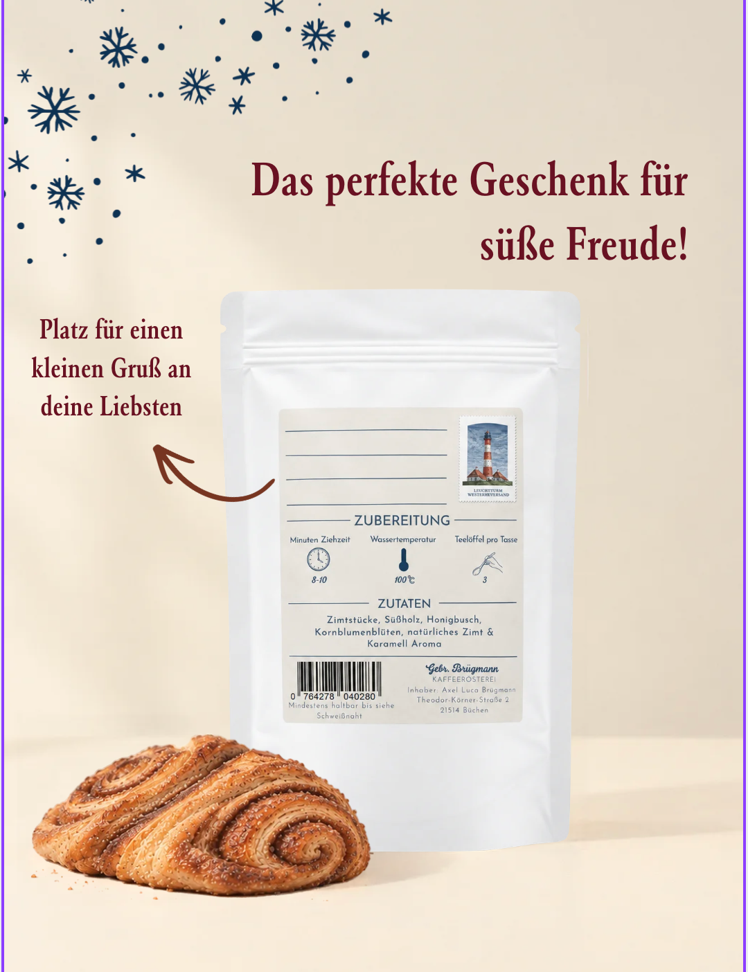 Franzbrötchentee